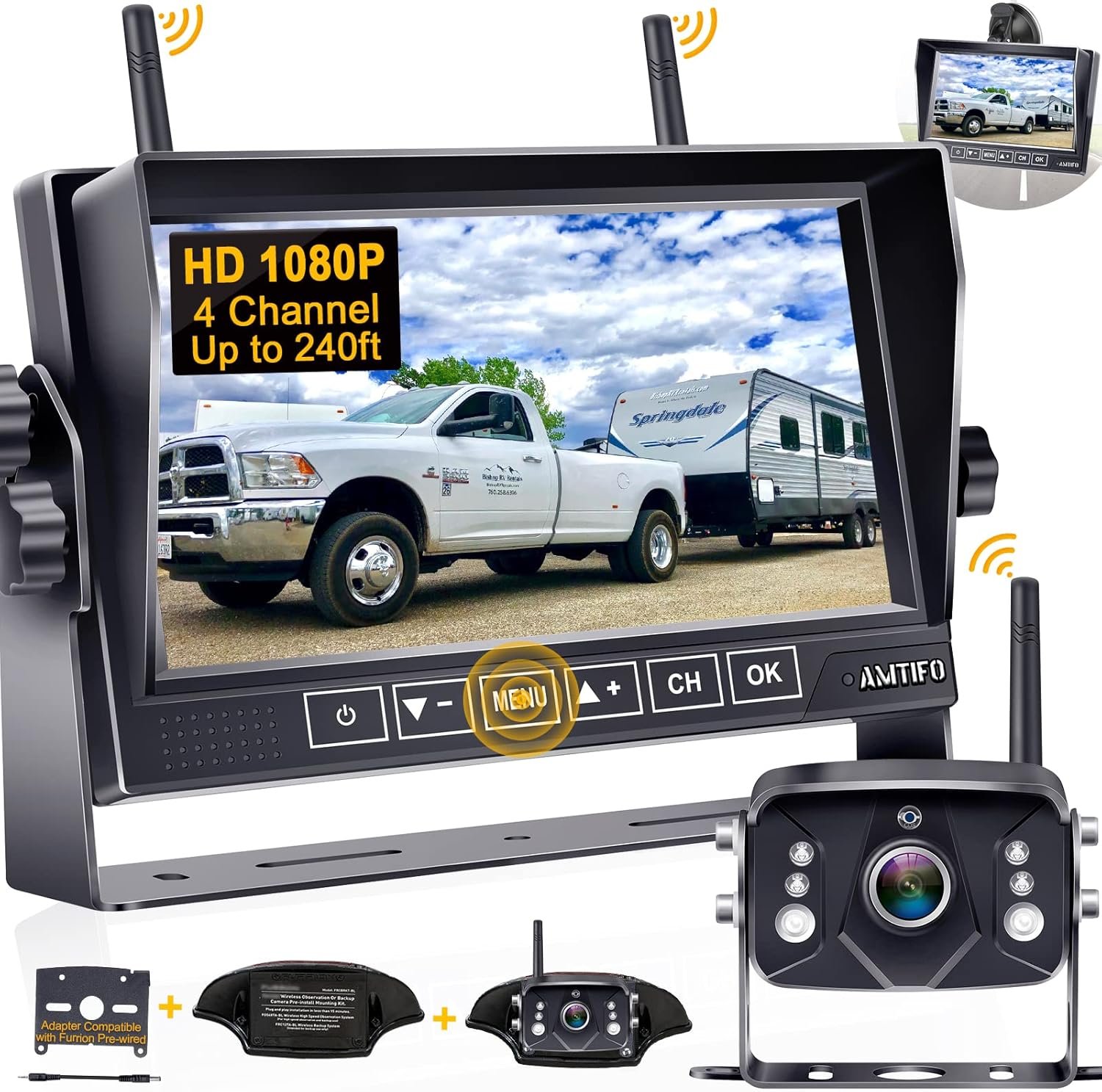 AMTIFO A7 Wireless RV Backup Camera (backup cameras)