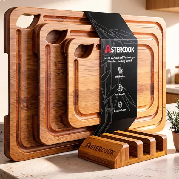 Astercook bamboo cutting boards
