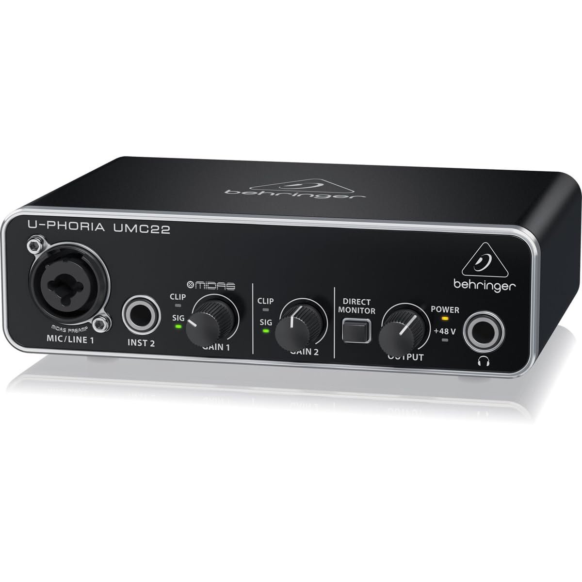 Behringer U-Phoria UMC22 budget audio interface (audio interfaces)