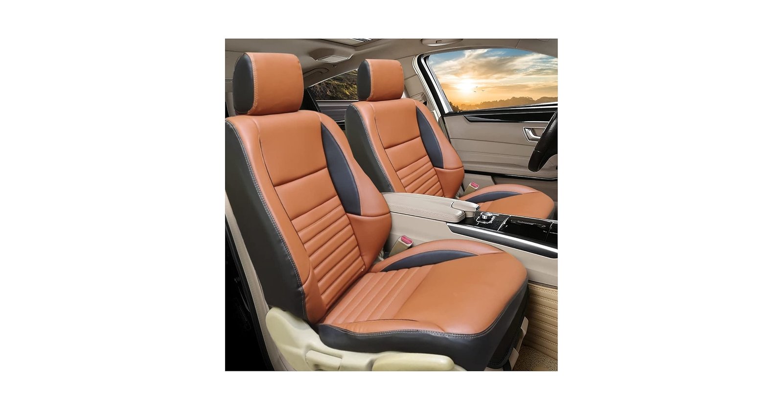 CAR PASS Universal Leather Car Seat Covers