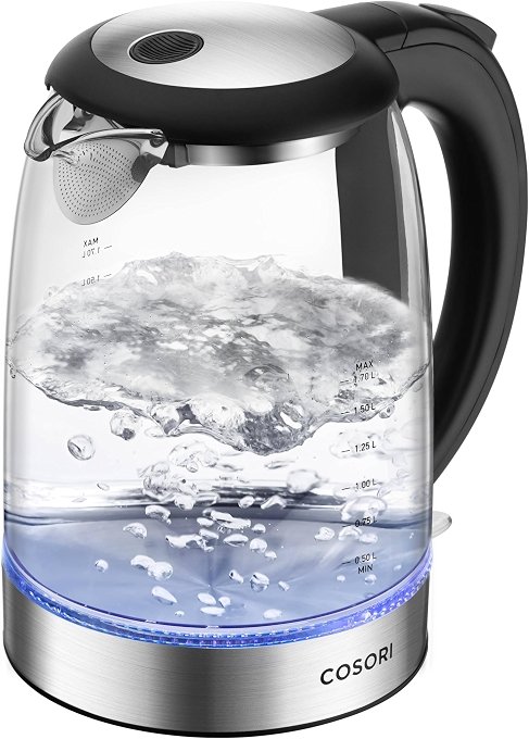 COSORI 1.7L Glass Electric Kettle (electric kettles)