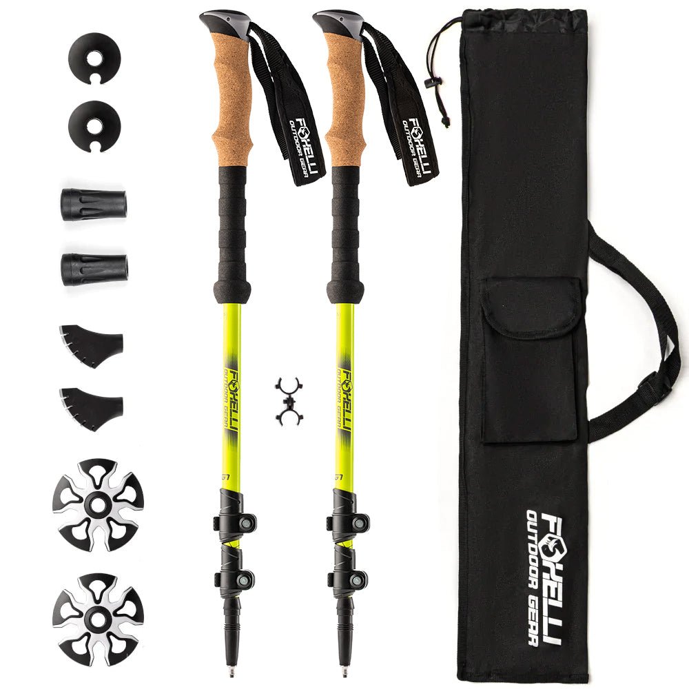 Foxelli Carbon Fiber Trekking Poles