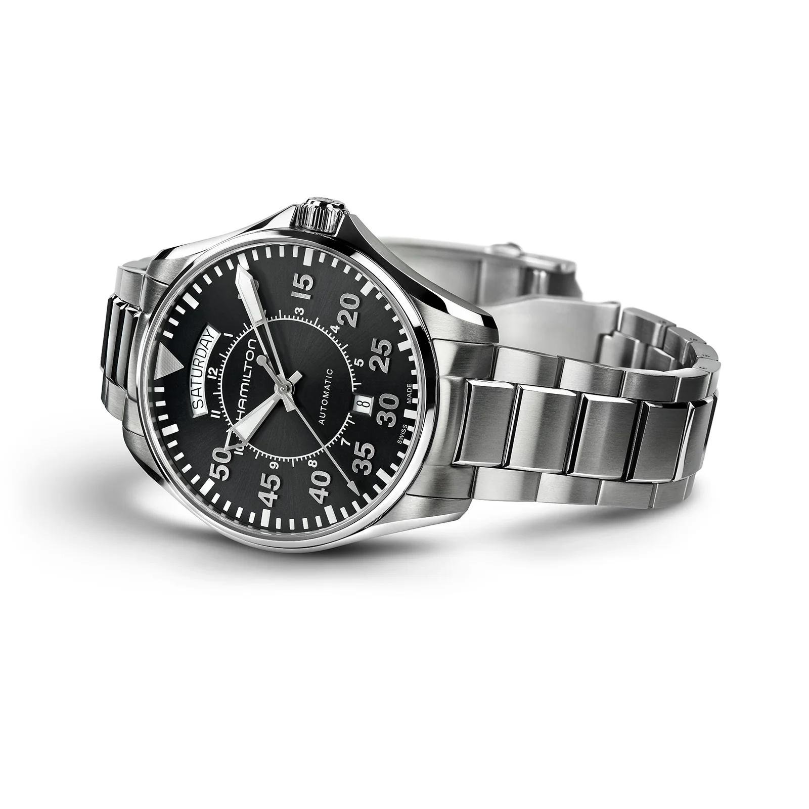 Hamilton Khaki Aviation Pilot Day Date Automatic Watch (pilot watches)