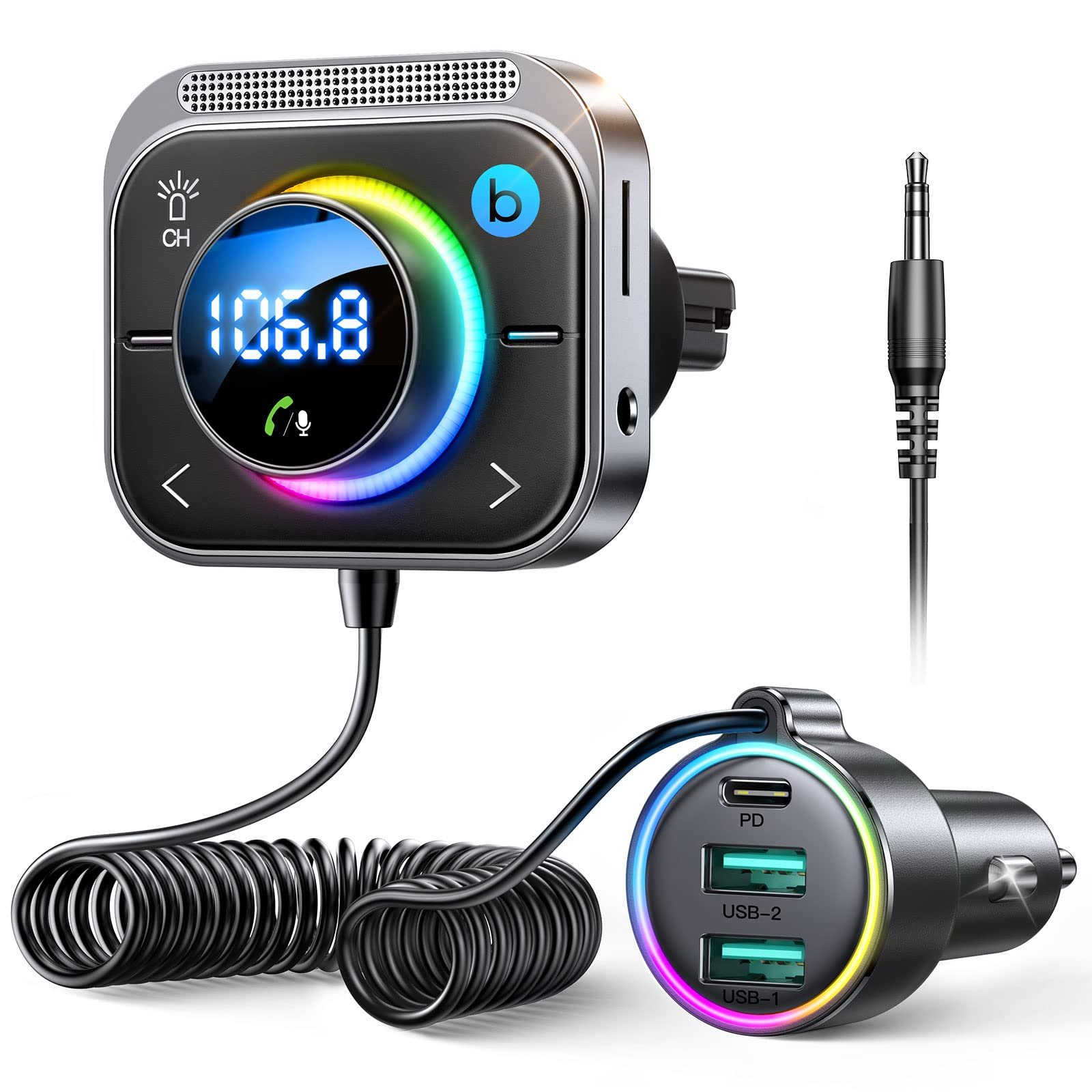 JOYROOM 96W FM Transmitter (bluetooth car adapters)