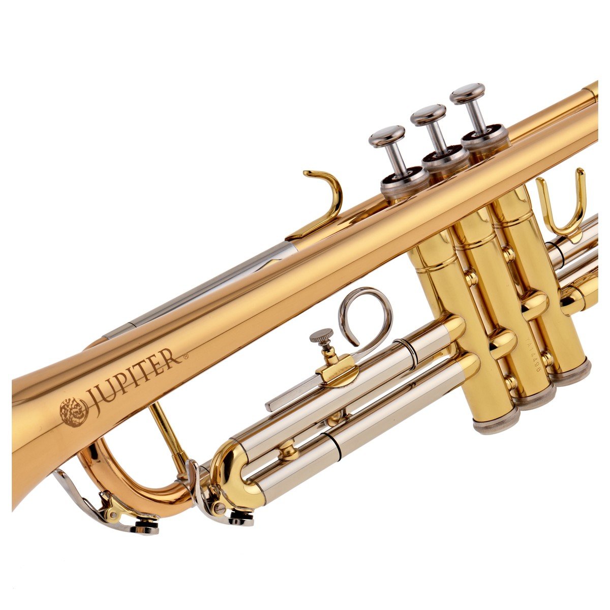 Jupiter JTR700 student trumpet close up (trumpets)