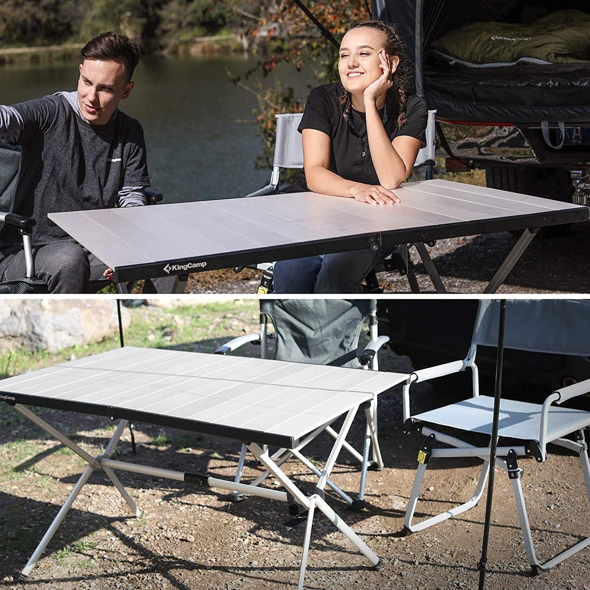KingCamp Aluminum Roll Top Table (camping tables)