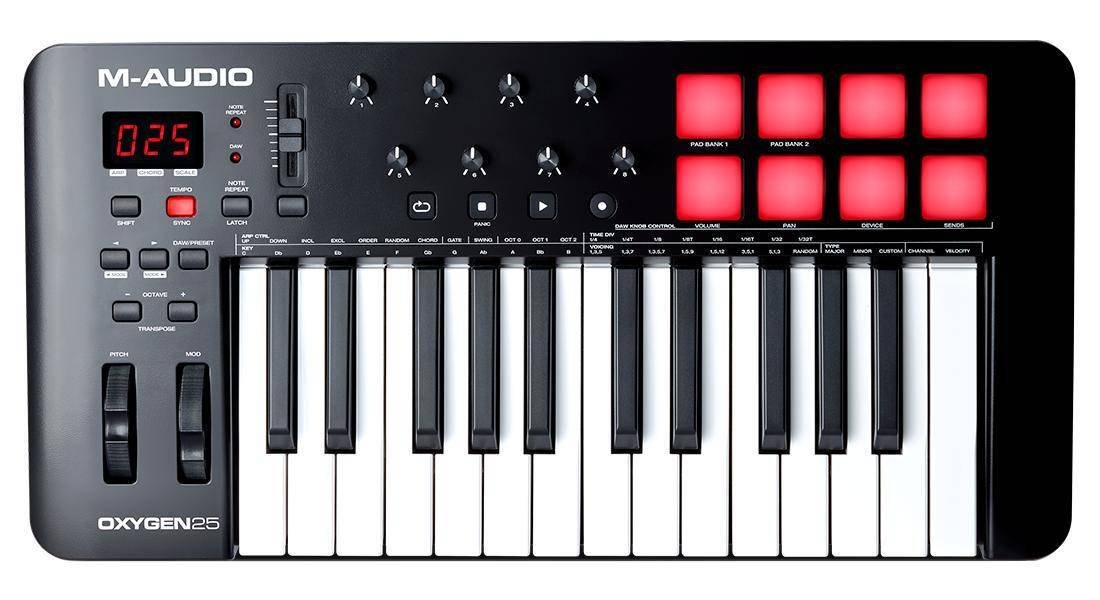 M-Audio Oxygen 25 MIDI keyboard controller (midi keyboards)