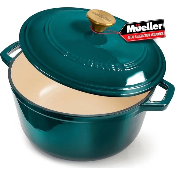 Mueller DuraCast Enameled Cast Iron Dutch Oven (dutch ovens)