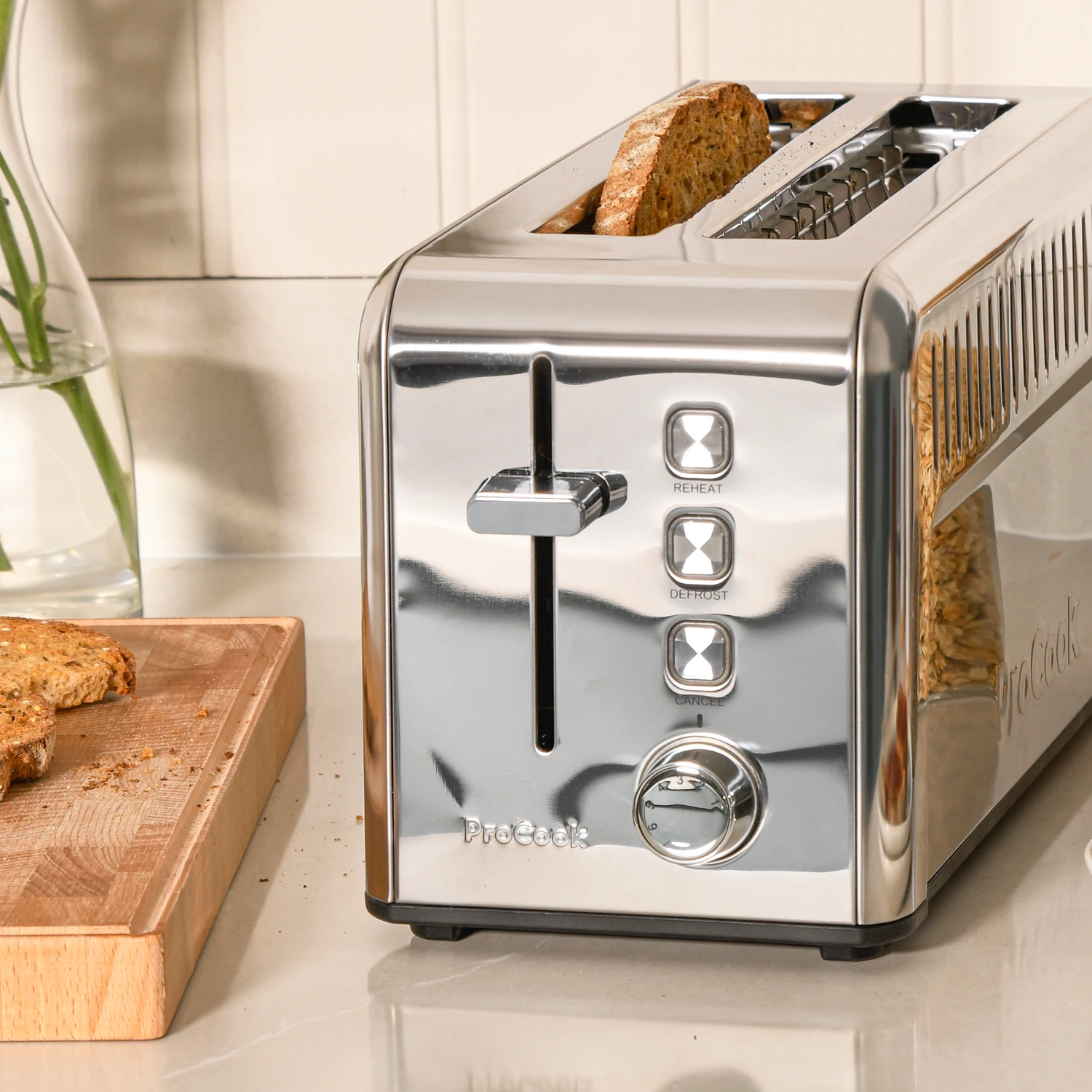 ProCook stainless steel long slot toaster (toasters)