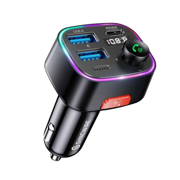 Syncwire Bluetooth FM Transmitter (bluetooth car adapters)