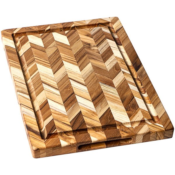 Teakhaus edge grain teak cutting board (cutting boards)